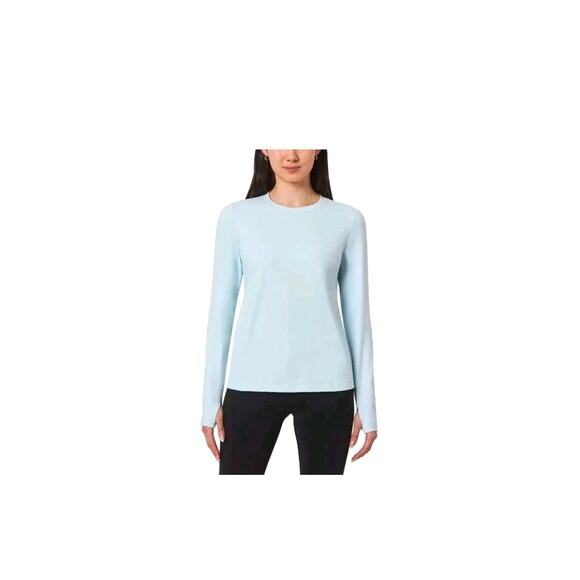 Mondetta Ladies' Long Sleeve Active Top, Nantucket Breeze, XL - Picture 1 of 4